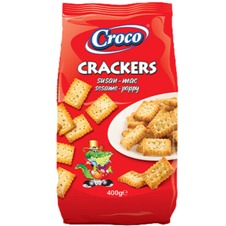 Croco Sesame & Poppy Crackers - 400 g