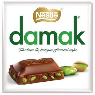 Nestle Damak Milk Chocolate w/ Pistachio - 60g
