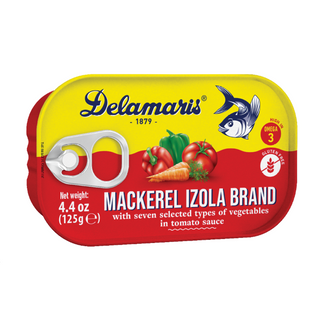 Delamaris Mackerel Izola Brand 4.4oz / 125 g