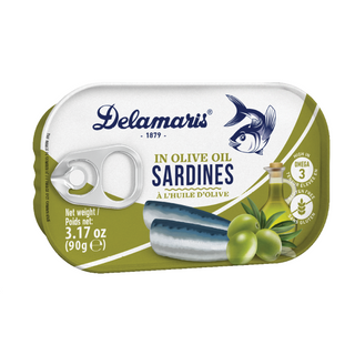 Delamaris Sardines in Olive Oil -3.17 oz / 90 g