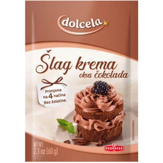 Dolcela Whipped Chocolate Creme ( Slag Krema ) -1 pack / 2.1 oz