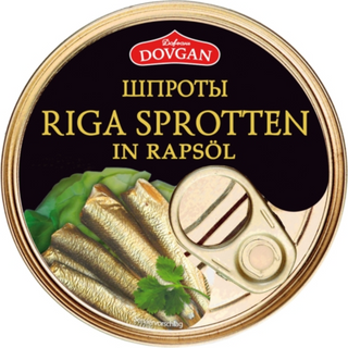 Dovgan Smoked Riga Sprats in in Oil -160 g