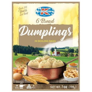Dr. Willi Knoll 6 Bread Dumplings in Boiling Bag- 7 oz / 198g