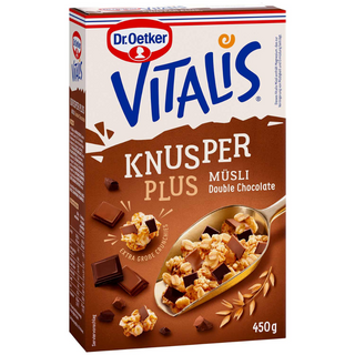 Dr. Oetker Vitalis Knusper Plus Double Chocolate -450 g