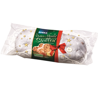 Edeka Butter Almonds Stollen - 750 g