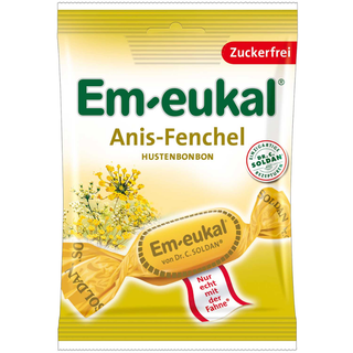 Em-Eukal Anise- Fennel Sugar Free Drops - 75g