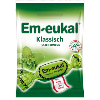 Em-Eukal Classic Eucaliptus Menthol Drops - 75g