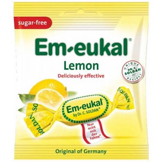 Em-Eukal Lemon Drops  Sugar Free - 50g