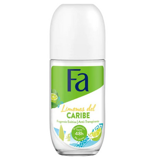 Fa Glass Roll-on Deodorant Limones del Caribe - 50 ml