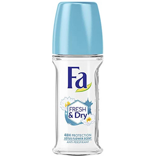 Fa Glass Roll-on Deodorant Fresh & Dry Lotus Scent - 50 ml