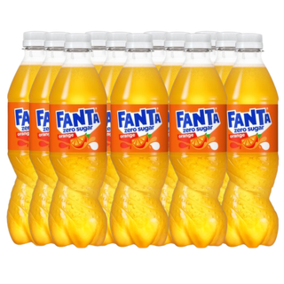 Fanta Orange Zero Sugar Soda ( European ) Case of 12 x 500 ml Bottles