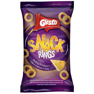Gusto Snack Rings Cheese - 80g
