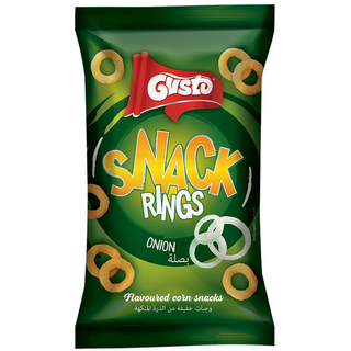 Gusto Snack Rings Onion - 80g