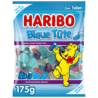 Haribo Blaue Tute ( All Blue ) Gummi Candy - 175g