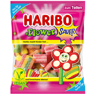 Haribo Flower Sour( Vegan ) - 160g