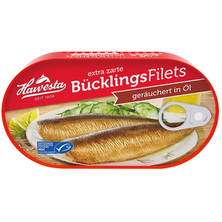 Hawesta  Smoked Kipper Fillets in Oil - 190g