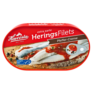 Hawesta Herring Fillets in Pfeffer Creme - 200 g