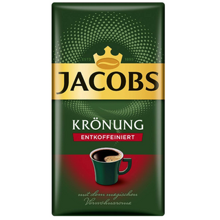 Jacobs Kroenung Decaffeinated Ground Coffee - 500 g ( Best if used by 02 / 2025 )