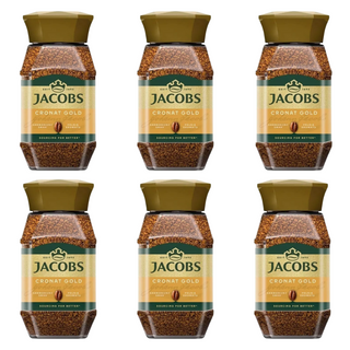 Jacobs Cronat Gold Instant Coffee - CASE of 6 X 200 g