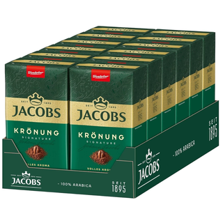 Jacobs Kroenung Ground Coffee - CASE of 12 X 500 g