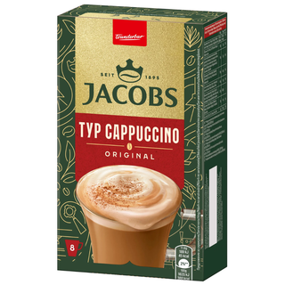 Jacobs Original Typ Cappuccino Instant Coffee  -Box of 8 sticks X 11.6g