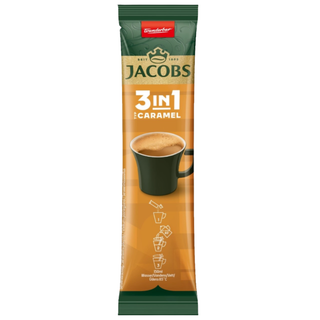Jacobs Caramel 3 in 1 Instant Coffee Box of 10 sticks x 11.2 g