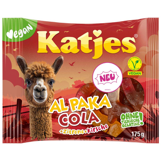 Katjes Al Paka Cola Zitrone Kirsche  ( Cola Lemon Cherry ) - 175g