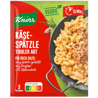 Knorr Fix Cheese Spaetzle Tyrolean Style ( Kase Spatzle Tiroler Art ) - 1 pc