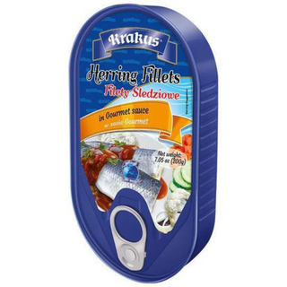 Krakus Herring Filles in Gourmet Sauce - 7.05 oz / 200g