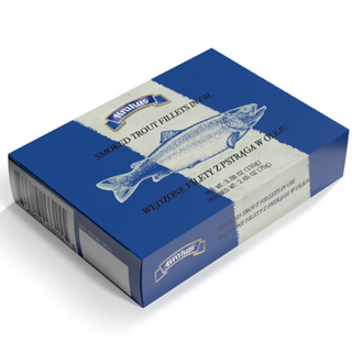 Krakus Smoked Trout fillets in Oil - 3.88 oz. / 110g