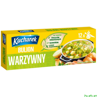 Kucharek Vegetable Bouillon Cubes ( Bulion Warzywny ) -12 x 10g cubes