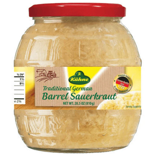 Kuhne Traditional German Barrel Sauerkraut - 28.5 oz. / 810g