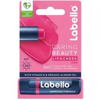 Labello Caring Beauty Lop & Cheek Pink 3 in 1 Lip Balm - 4.8 g