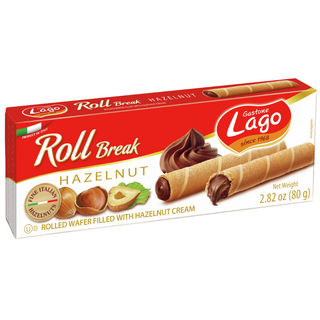 Lago Rolled Wafer Filled w/ Hazelnut Cream - 2.82 oz / 80 g