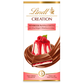 Lindt Creation Raspberry Panna Cotta Cream & Milk Chocolate -150g