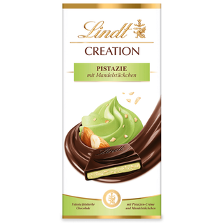Lindt Creations Pistachio Cream w/ Almond Pieces & Bittersweet Chocolate -148g