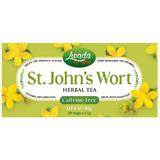 Livada St. John's Wort Herbal Tea -1 pack / 20 tea bags