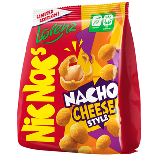 Lorenz Nic Nacs Nacho Cheese Style Peanut Snack - 3.88 Oz