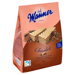 Manner Chocolate Cream Filled Wafers - 200 g