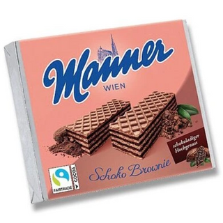 Manner Schoko Brownie Wafers -75g