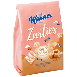 Manner Zarties Salty Caramel Wafers - 200g