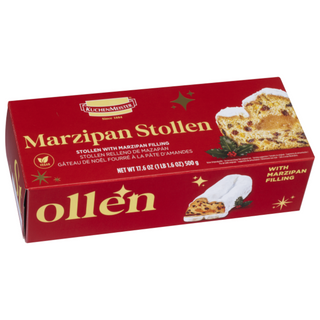 KuchenMeister Stollen Marzipan Filling in Decorative Box - 500 g