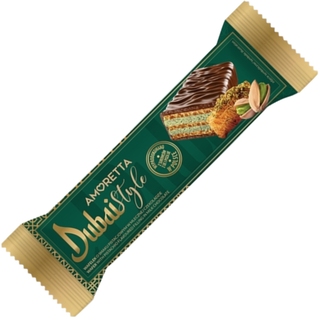 Mieszko  Amoretta Dubai Style Wafer Bar - 40g / 1.41 Oz.
