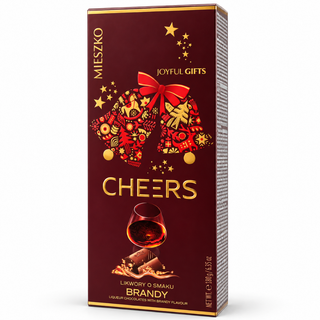 Mieszko Cheers Brandy Flavored Chocolates - 180g / 6.35 oz.