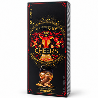 Mieszko Cheers Whisky Flavored Chocolates - 180g / 6.35 oz.