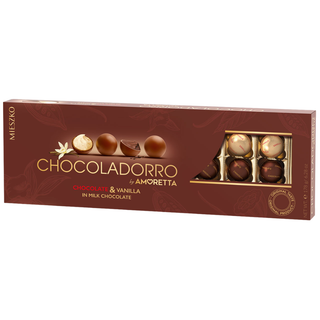 Mieszko Chocoladorro Chocolate & Vanilla Cream Filled Pralines Gift Box - 174g