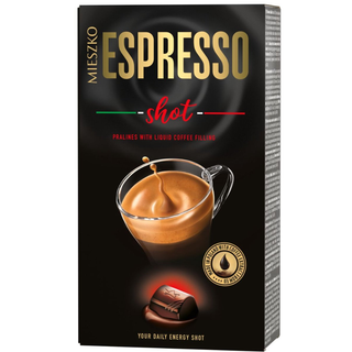 Mieszko Espresso Shot Chocolates w/ Liquid Coffee Filling - 5.4 Oz. / 153g