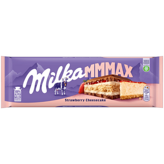 Milka Mmmax Strawberry Cheesecake Chocolate -300 g