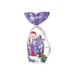 Milka Assorted Christmas Chocolates in Decorated Mug -94g