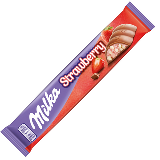 Milka Strawberry Riegel Chocolate Stick- 36.5g